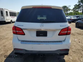 2017 Mercedes-Benz GLS 63 AMG with VIN 4JGDF7FE7HA817589, listed as a Copart auction lot 60406714 with 46,213 mi miles and Salvage Title. Bid and sale history available at DreamBid. Image 6.
