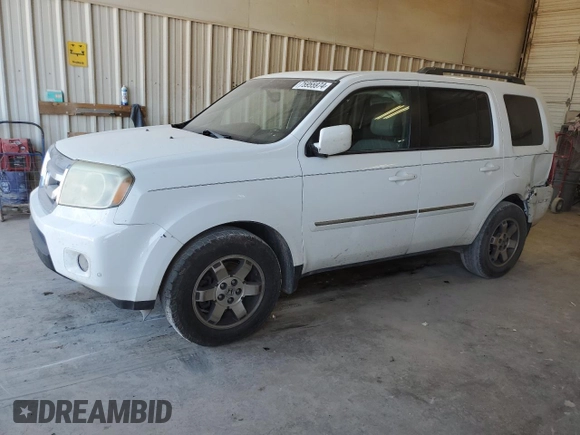 2010 Honda Pilot Touring with VIN 5FNYF3H8XAB019977, listed as a Copart auction lot 75955974 with 136,873 mi miles and Salvage Title. Bid and sale history available at DreamBid. Image 1.