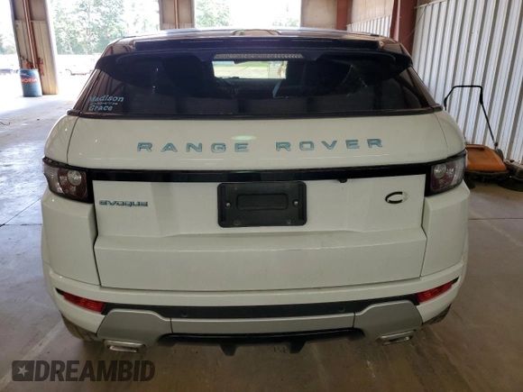 2012 Land Rover Range Rover Evoque Dynamic Premium with VIN SALVT1BG3CH643826, listed as a Copart auction lot 59666603 with 70,901 mi miles and Salvage Title. Bid and sale history available at carsss.com. Image 6.