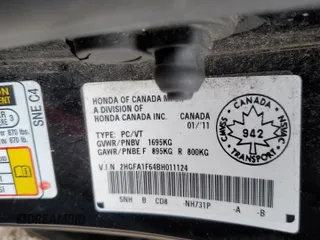 2011 Honda Civic LX-S z VIN 2HGFA1F64BH011124, wystawiony jako Copart lot #40365214 z przebiegiem 354 780 mil mil oraz Czysty tytuł • Clean title. Historia ofert i sprzedaży dostępna na DreamBid. Obrazek 13.
