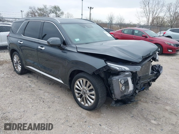 2020 Hyundai Palisade Limited z VIN KM8R5DHE2LU036488, wystawiony jako IAAI lot #42067059 z przebiegiem 54 067 mil mil oraz . Historia ofert i sprzedaży dostępna na DreamBid. Obrazek 1.