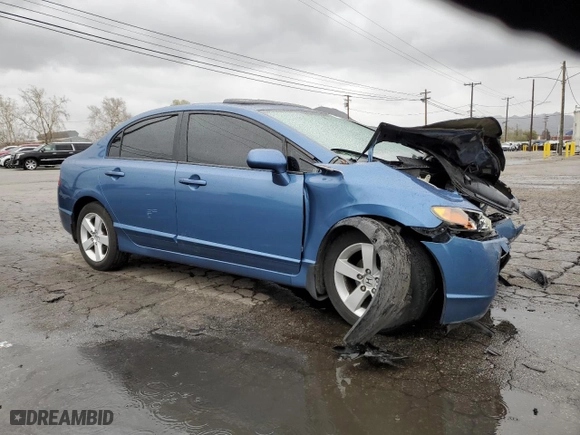 2007 Honda Civic Sdn EX with VIN 1HGFA16817L142037, listed as a Copart auction lot 48004795 with 0 mi miles and Salvage Title. Bid and sale history available at carsss.com. Image 4.