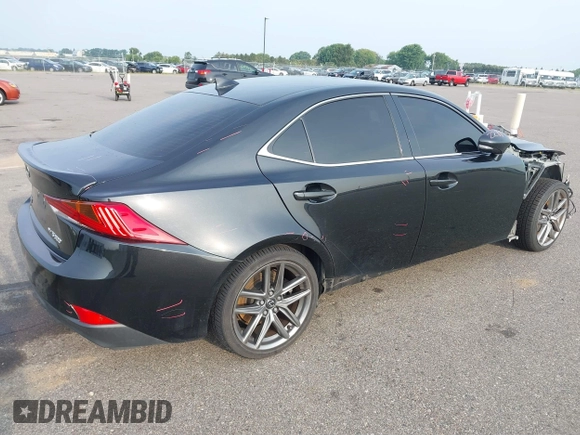 2017 Lexus IS 300 with VIN JTHCM1D29H5016438, listed as a IAAI auction lot 40142289 with 51,302 mi miles and . Bid and sale history available at DreamBid. Image 4.