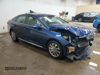2016 Hyundai Sonata Sport with VIN 5NPE34AFXGH295077, listed as a Copart auction lot 44036075 with 90,396 mi miles and Clean Title. Bid and sale history available at DreamBid. Image 4.