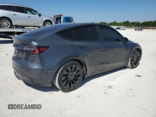 2022 Tesla Model Y Performance z VIN 7SAYGDEF5NF574382, wystawiony jako Copart lot #48531565 z przebiegiem 35 165 mil mil oraz Szkoda całkowita • Salvage title. Historia ofert i sprzedaży dostępna na DreamBid. Obrazek 3.