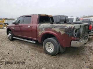 2017 Ram 3500 Laramie with VIN 3C63RRML9HG507795, listed as a Copart auction lot 51175055 with 0 mi miles and Non Repairable. Bid and sale history available at carsss.com. Image 2.