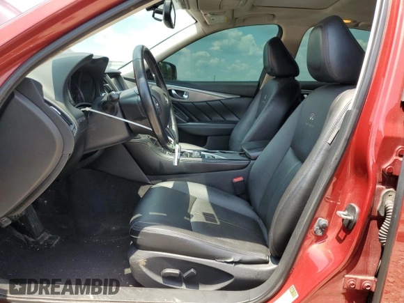 2014 Infiniti Q50 Premium with VIN JN1BV7ARXEM684039, listed as a Copart auction lot 59368355 with 146,546 mi miles and Clean title. Bid and sale history available at DreamBid. Image 7.
