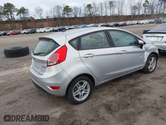 2018 Ford Fiesta SE with VIN 3FADP4EJ9JM127985, listed as a IAAI auction lot 41726193 with 999,999 mi miles. Bid and sale history available at carsss.com. Image 4.
