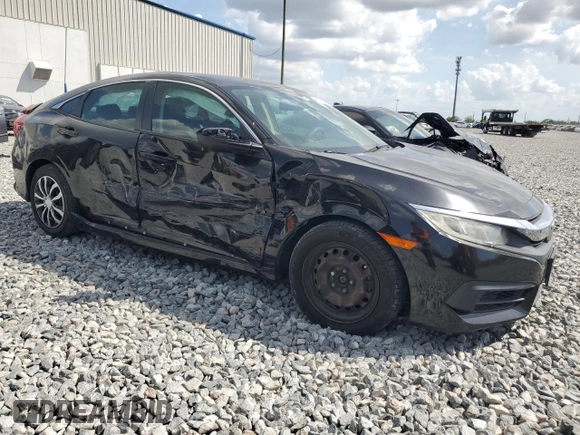2017 Honda Civic Sedan LX with VIN 2HGFC2F5XHH575909, listed as a Copart auction lot 51292595 with 77,118 mi miles and Salvage Title. Bid and sale history available at carsss.com. Image 4.
