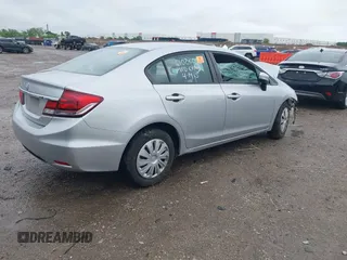 2015 Honda Civic LX with VIN 19XFB2F58FE259113, listed as a IAAI auction lot 42160013 with Not provided miles and . Bid and sale history available at DreamBid. Image 4.