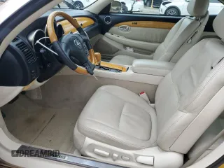 2002 Lexus SC with VIN JTHFN48Y320004316, listed as a Copart auction lot 53374945 with 52,543 mi miles and Salvage Title. Bid and sale history available at carsss.com. Image 7.