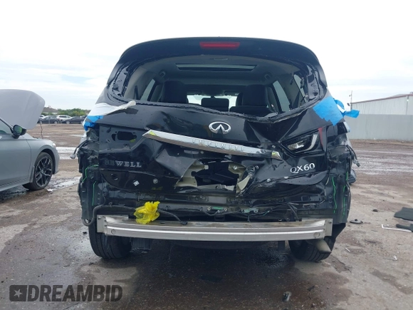 2019 Infiniti QX60 Luxe with VIN 5N1DL0MN8KC507367, listed as a IAAI auction lot 42476877 with 69,810 mi miles and . Bid and sale history available at DreamBid. Image 6.