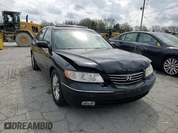 2006 Hyundai Azera SE with VIN KMHFC46F06A131819, listed as a Copart auction lot 51696375 with 126,788 mi miles and Clean Title. Bid and sale history available at DreamBid. Image 10.