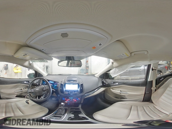 2017 Ford Escape Titanium with VIN 1FMCU9JD1HUC87663, listed as a Copart auction lot 48338605 with 83,768 mi miles and Salvage Title. Bid and sale history available at carsss.com. Image 15.