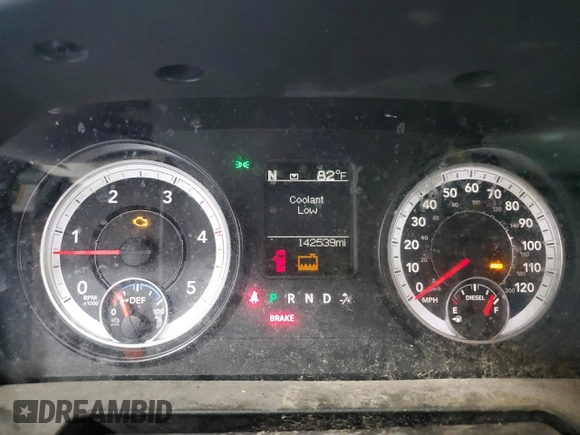 2015 Ram 3500 Big Horn with VIN 3C63R3HL5FG644110, listed as a Copart auction lot 71060304 with 142,539 mi miles and Non Repairable. Bid and sale history available at carsss.com. Image 9.