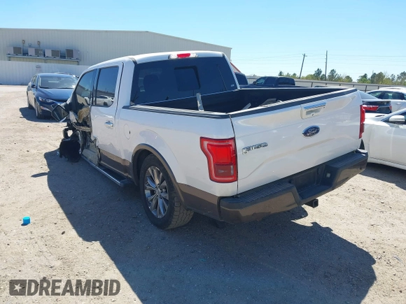 2015 Ford F-150 XL with VIN 1FTEW1CG0FKE70500, listed as a IAAI auction lot 41828045 with 170,519 mi miles. Bid and sale history available at carsss.com. Image 3.