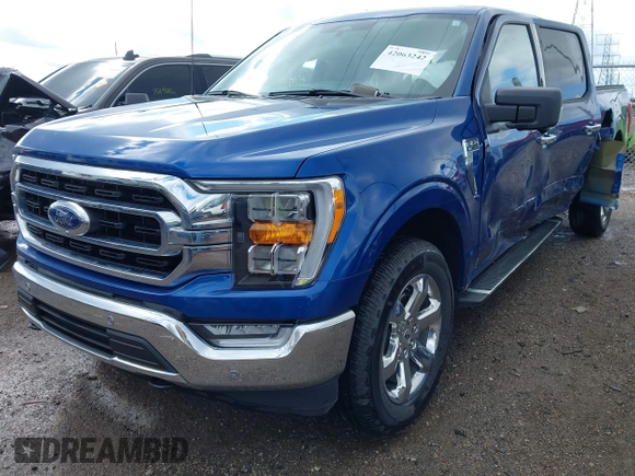 2022 Ford F-150 XL with VIN 1FTFW1E57NKD19877, listed as a IAAI auction lot 42063242 with 41,983 mi miles and . Bid and sale history available at DreamBid. Image 17.