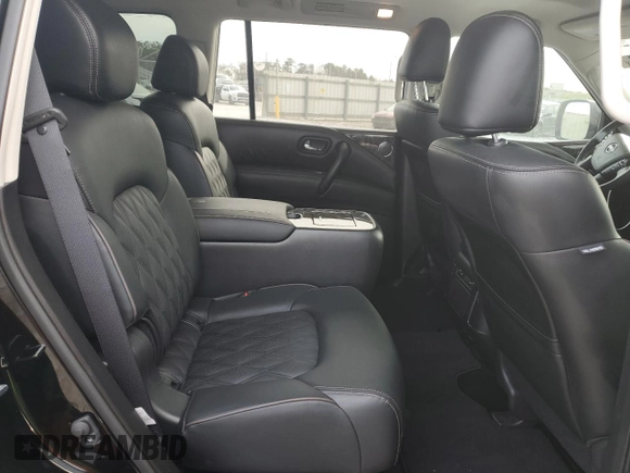 2024 Nissan Armada Platinum with VIN JN8AY2DB1R9850527, listed as a Copart auction lot 88483375 with 7,420 mi miles and Salvage Title. Bid and sale history available at carsss.com. Image 11.