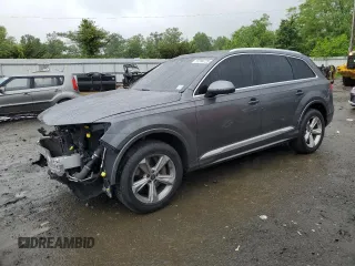 2021 Audi Q7 Premium with VIN WA1AJAF73MD023311, listed as a Copart auction lot 57396725 with 94,655 mi miles and Salvage title. Bid and sale history available at DreamBid. Image 1.