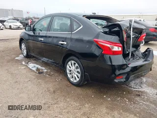 2018 Nissan Sentra SV with VIN 3N1AB7AP9JL631159, listed as a IAAI auction lot 41596393 with 85,860 mi miles and . Bid and sale history available at DreamBid. Image 3.