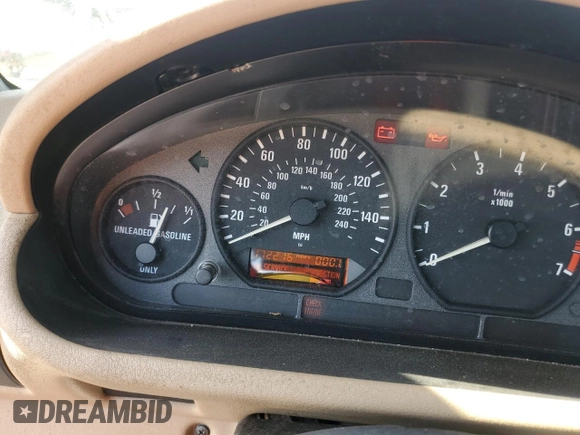 1997 BMW 3 Series 2.8L with VIN 4USCJ3327VLC04063, listed as a Copart auction lot 63270904 with 1,722,161 mi miles and Salvage Title. Bid and sale history available at carsss.com. Image 9.
