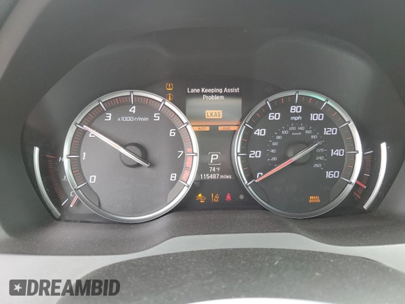 2019 Acura MDX Technology с VIN 5J8YD4H03KL014898, выставлен на аукционе Copart как лот 58891545 с пробегом 115 487 миль миль и Списание • Salvage title. История ставок и продаж доступна на DreamBid. Изображение 9.