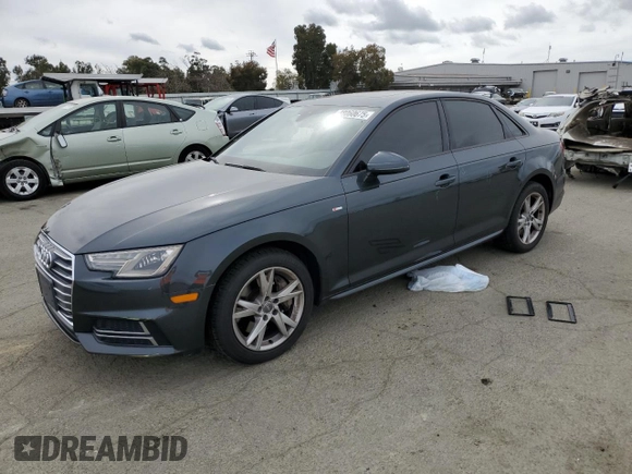 2018 Audi A4 Premium with VIN WAUDNAF49JA036460, listed as a Copart auction lot 48060675 with 135,640 mi miles and Salvage Title. Bid and sale history available at carsss.com. Image 1.