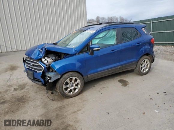 2019 Ford EcoSport SE with VIN MAJ3S2GE5KC264083, listed as a Copart auction lot 51707965 with 77,871 mi miles and Salvage Title. Bid and sale history available at DreamBid. Image 1.
