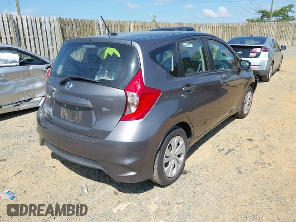 2018 Nissan Note SV with VIN 3N1CE2CP3JL365458, listed as a IAAI auction lot 42645452 with 67,656 mi miles and . Bid and sale history available at DreamBid. Image 4.