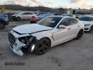 2019 Genesis G70 Advanced z VIN KMTG44LA0KU020504, wystawiony jako Copart lot #83984724 z przebiegiem 54 444 mil mil oraz Szkoda całkowita • Salvage title. Historia ofert i sprzedaży dostępna na DreamBid. Obrazek 1.