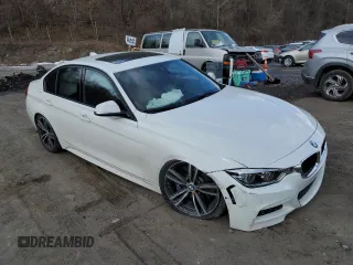 2017 BMW 3 Series 340i xDrive with VIN WBA8B7C34HA190285, listed as a Copart auction lot 42045855 with 60,509 mi miles and Salvage Title. Bid and sale history available at carsss.com. Image 4.