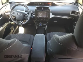 2021 Toyota Prius LE with VIN JTDKAMFP5M3177018, listed as a Copart auction lot 63930405 with 58,439 mi miles and Salvage title. Bid and sale history available at DreamBid. Image 8.