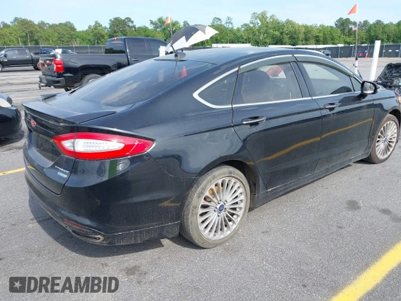 2016 Ford Fusion Titanium with VIN 3FA6P0K90GR179528, listed as a IAAI auction lot 42181213 with 230,264 mi miles. Bid and sale history available at carsss.com. Image 4.