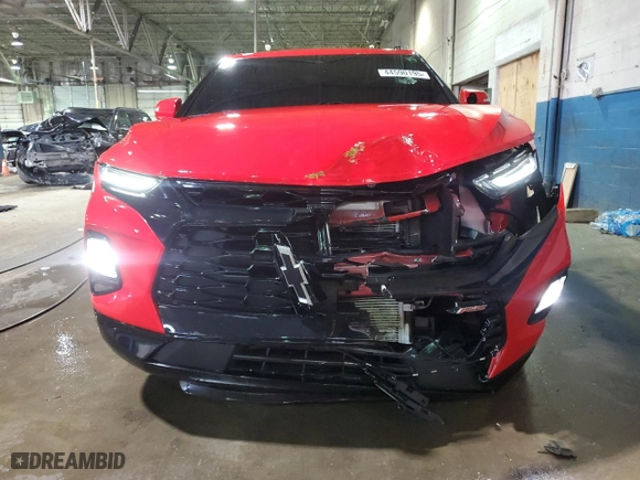 2020 Chevrolet Blazer RS with VIN 3GNKBKRS6LS539942, listed as a Copart auction lot 44590195 with 101,803 mi miles and Salvage Title. Bid and sale history available at carsss.com. Image 5.