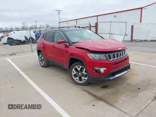 2021 Jeep Compass Limited with VIN 3C4NJDCB7MT555074, listed as a IAAI auction lot 41919369 with 29,525 mi miles and . Bid and sale history available at DreamBid. Image 1.