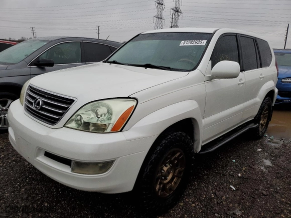 2006 Lexus GX 470 with VIN JTJBT20X160096543, listed as a Copart auction lot 51282935 with 197,707 mi miles and Clean Title. Bid and sale history available at carsss.com. Image 1.
