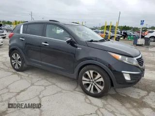 2013 Kia Sportage EX with VIN KNDPCCA20D7367081, listed as a Copart auction lot 57668845 with 116,137 mi miles and Salvage title. Bid and sale history available at DreamBid. Image 4.