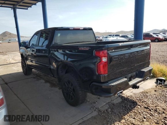 2022 Chevrolet Silverado 1500 Custom Trail Boss with VIN 3GCPDCED0NG631950, listed as a Copart auction lot 64843644 with 49,229 mi miles and Salvage Title. Bid and sale history available at DreamBid. Image 2.