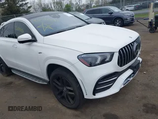 2021 Mercedes-Benz GLE 53 AMG with VIN 4JGFD6BB6MA250046, listed as a IAAI auction lot 42006606 with 65,198 mi miles and . Bid and sale history available at DreamBid. Image 1.