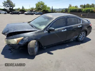 2011 Honda Accord EX-L with VIN 1HGCP3F87BA001328, listed as a Copart auction lot 58135325 with 108,902 mi miles and Salvage title. Bid and sale history available at DreamBid. Image 1.