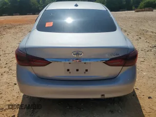 2018 Infiniti Q50 Luxe with VIN JN1EV7AP8JM363476, listed as a Copart auction lot 61403305 with Not provided miles and Salvage title. Bid and sale history available at DreamBid. Image 6.