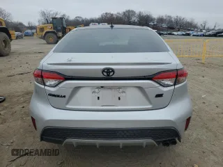 2021 Toyota Corolla SE with VIN 5YFP4MCE8MP073677, listed as a Copart auction lot 48696285 with Not Provided miles and Salvage Title. Bid and sale history available at carsss.com. Image 6.