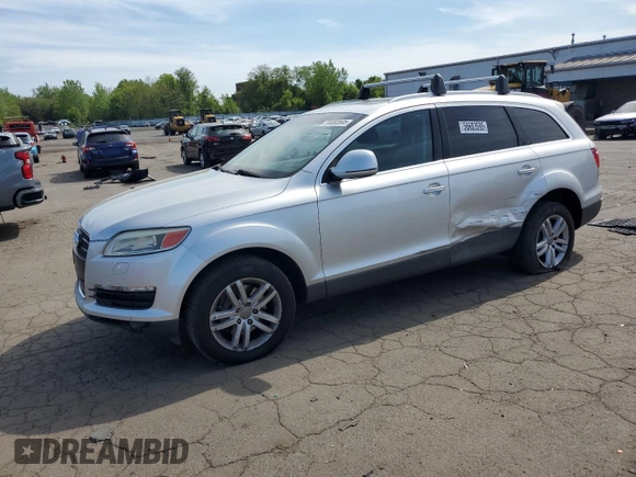 2008 Audi Q7 Premium with VIN WA1BY74LX8D021919, listed as a Copart auction lot 56683595 with 111,613 mi miles and Salvage title. Bid and sale history available at DreamBid. Image 1.