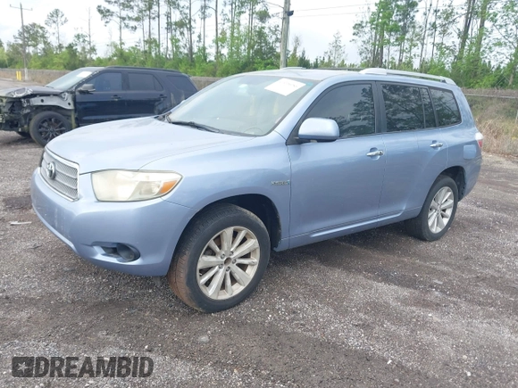 2008 Toyota Highlander Hybrid with VIN JTEEW41A182018294, listed as a IAAI auction lot 41935956 with 202,307 mi miles. Bid and sale history available at carsss.com. Image 2.