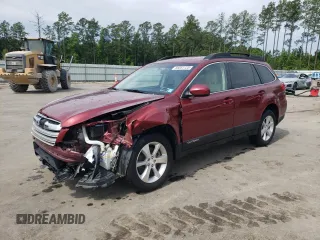 2013 Subaru Outback Limited с VIN 4S4BRDJC9D2276892, выставлен на аукционе Copart как лот 56051725 с пробегом 21 693 миль миль и Списание • Salvage title. История ставок и продаж доступна на DreamBid. Изображение 1.