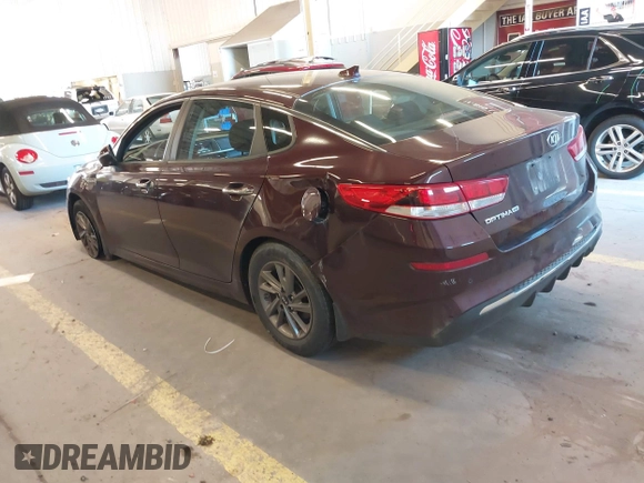 2020 Kia Optima LX with VIN 5XXGT4L3XLG420838, listed as a IAAI auction lot 42057782 with 93,573 mi miles and . Bid and sale history available at DreamBid. Image 3.