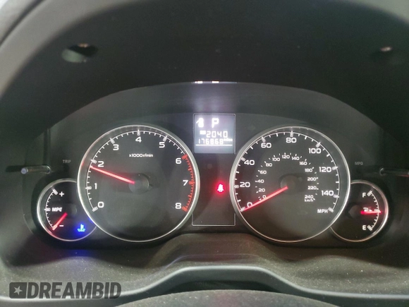 2013 Subaru Legacy Premium with VIN 4S3BMBB66D3029517, listed as a Copart auction lot 63698585 with 176,868 mi miles and Clean title. Bid and sale history available at DreamBid. Image 9.