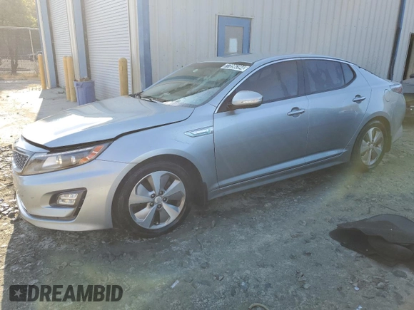 2015 Kia Optima Hybrid EX with VIN KNAGN4AD5F5090845, listed as a Copart auction lot 77896394 with 138,266 mi miles and Clean Title. Bid and sale history available at carsss.com. Image 1.