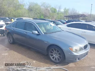2006 BMW 7 Series 750Li with VIN WBAHN835X6DT29443, listed as a IAAI auction lot 41874335 with 174,408 mi miles. Bid and sale history available at carsss.com. Image 1.