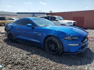 2018 Ford Mustang GT with VIN 1FA6P8CF8J5134060, listed as a Copart auction lot 56380195 with 101,111 mi miles and Salvage title. Bid and sale history available at DreamBid. Image 4.
